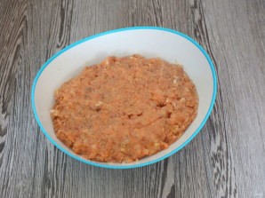 Котлеты из горбуши с капустой