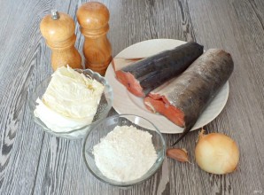 Котлеты из горбуши с капустой