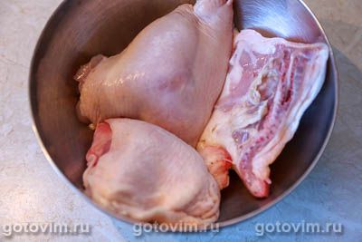 Куриные бедра, запеченные с апельсиновым маринадом Куриные бедра, запеченные с апельсиновым маринадом