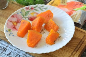 Куриные ножки с тыквой в духовке