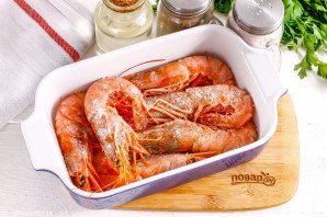 Лангустины на мангале