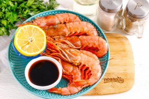 Лангустины на мангале