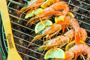 Лангустины на мангале