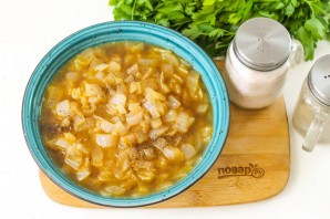 Луковый суп на пиве