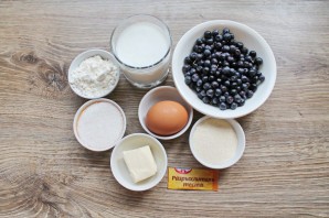 Манник с черникой