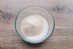 Манник с черникой