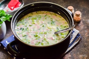 Окрошка на мацони по-грузински Окрошка на мацони по-грузински