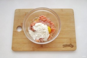 Оладьи из горбуши