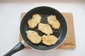 Оладьи из горбуши