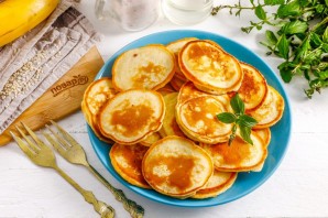 Оладьи с кунжутом