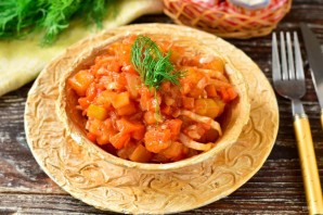 Овощное рагу с томатной пастой