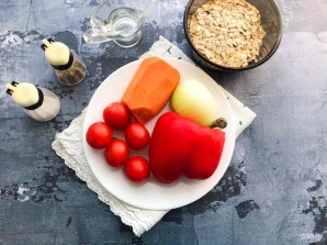 Овсяная каша с овощами