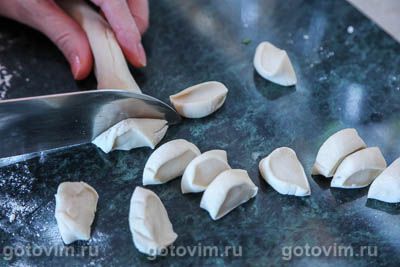 Пельмени с лисичками и беконом Пельмени с лисичками и беконом