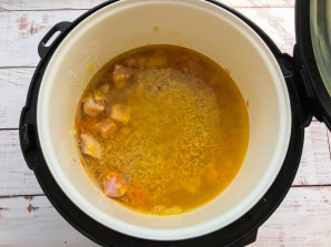 Перловка с индейкой в мультиварке Перловка с индейкой в мультиварке