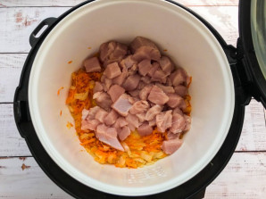 Перловка с индейкой в мультиварке Перловка с индейкой в мультиварке