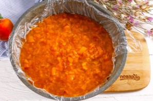 Персиковый компоте для торта