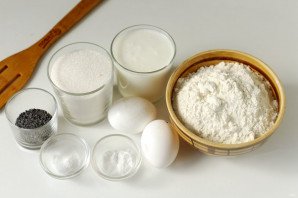 Пирог с маком на кефире