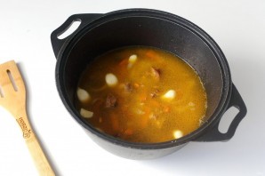 Плов из булгура с бараниной