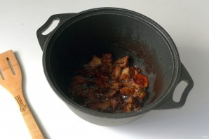 Плов из булгура с бараниной