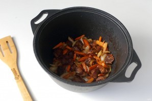 Плов из булгура с бараниной