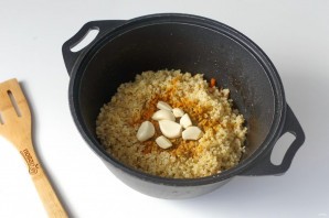 Плов из булгура с бараниной