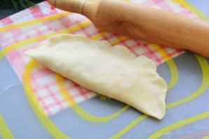 Постные чебуреки с тыквой