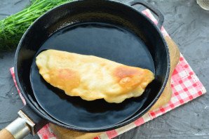 Постные чебуреки с тыквой