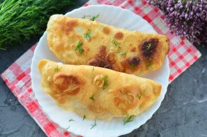 Постные чебуреки с тыквой