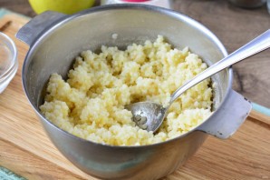 Пшенная запеканка с яблоками