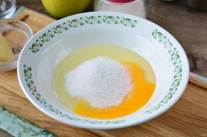 Пшенная запеканка с яблоками