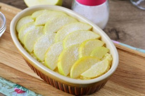 Пшенная запеканка с яблоками