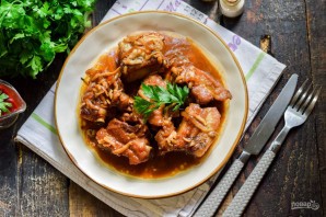 Ребрышки в вишневом соке Ребрышки в вишневом соке