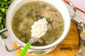 Рисовый суп с уткой