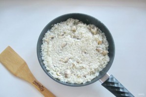 Ризотто с креветками и грибами