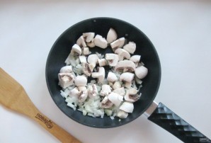 Ризотто с креветками и грибами