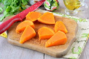 Рыба запеченная с тыквой