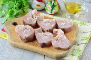 Рыба запеченная с тыквой