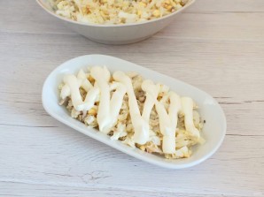 Салат из минтая в огуречном рассоле