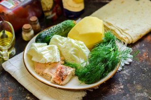 Шаурма с картошкой фри