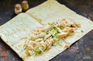 Шаурма с картошкой фри