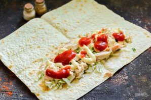 Шаурма с картошкой фри