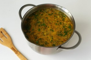 Щи из свежей капусты с гречкой