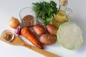 Щи из свежей капусты с гречкой