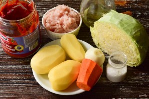 Щи с фрикадельками в мультиварке