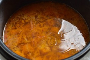 Щи с фрикадельками в мультиварке