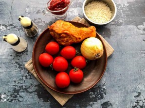 Суп харчо с копченой курицей