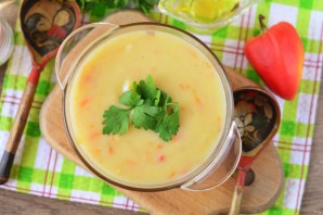 Суп из гороховой муки