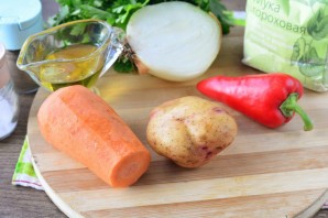 Суп из гороховой муки