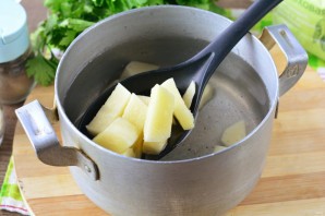 Суп из гороховой муки