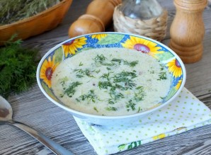 Суп с говядиной и брокколи